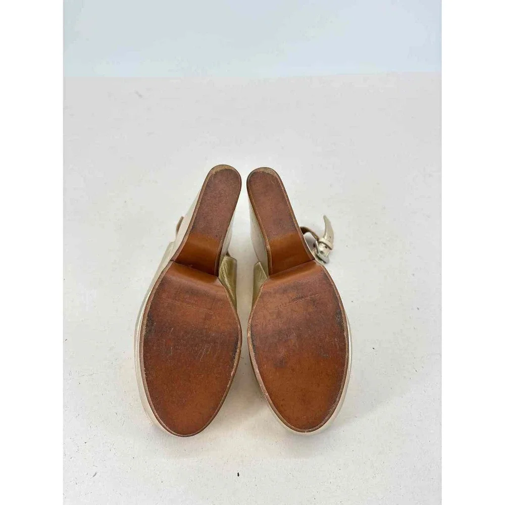 Shoe Size 38.5 Gold Sandals - Picture 5 of 5
